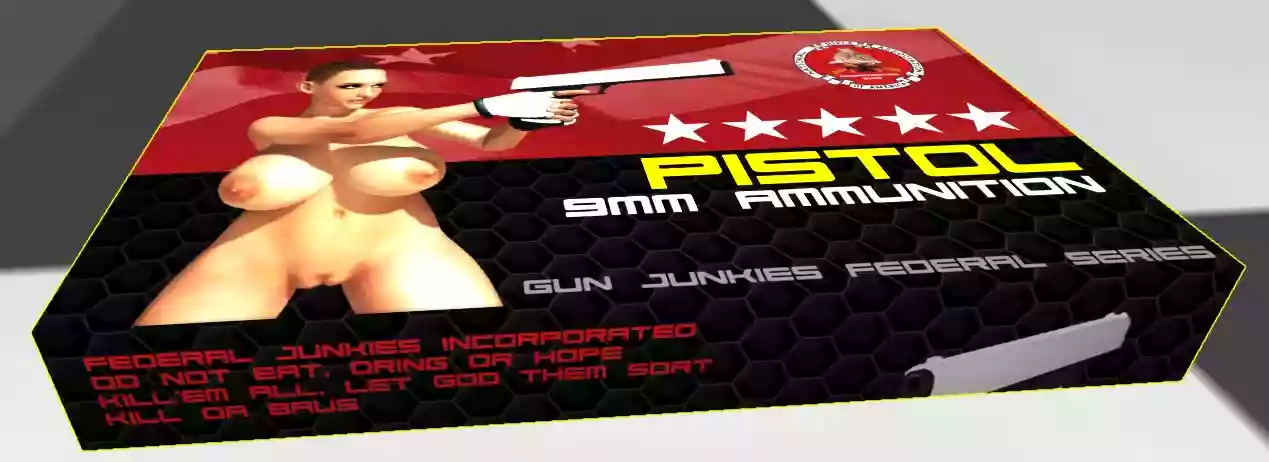 Ammo box from Haydee, where her original naked model is shown.